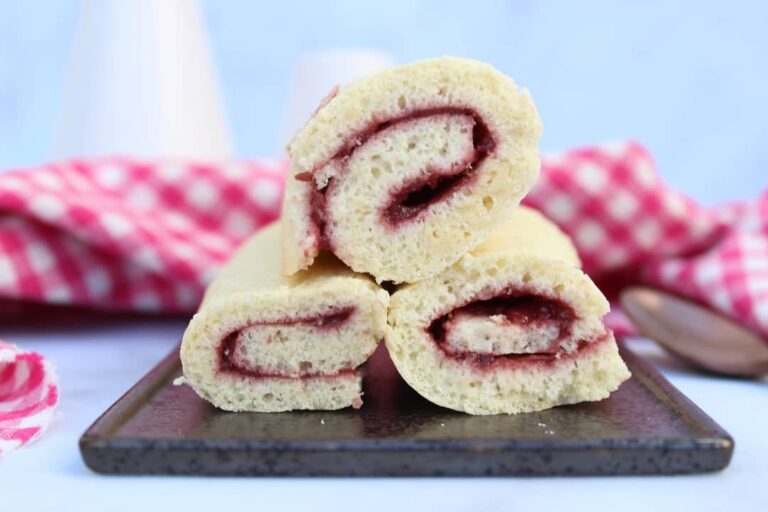 Mini roulés framboises