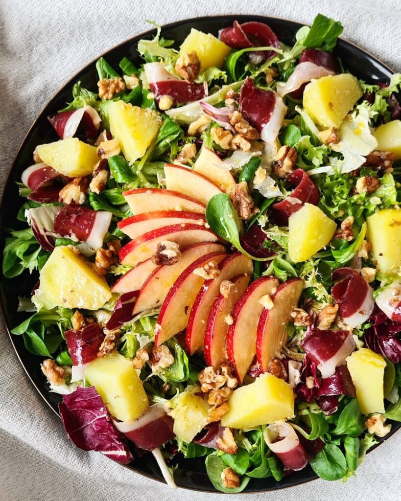 Salade de pommes de terre et canard