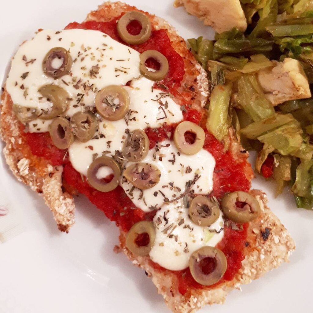 Escalope de poulet façon pizza