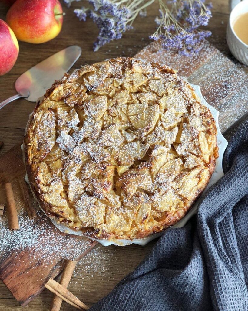 Gâteau invisible aux pommes