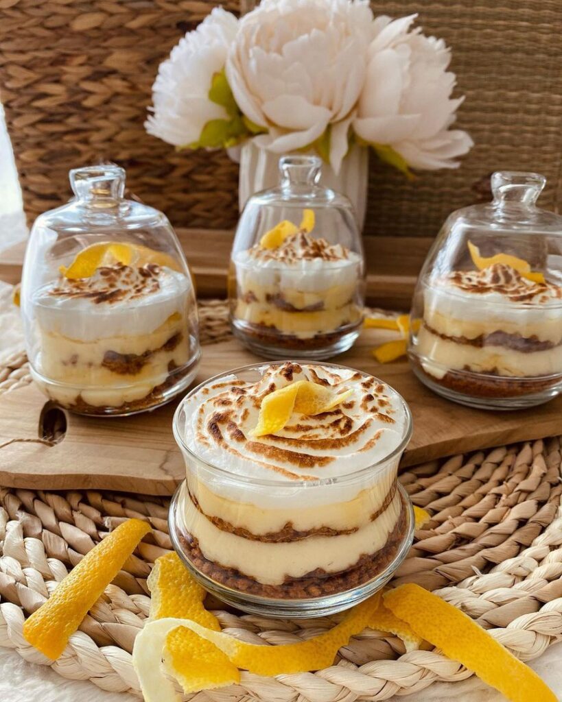 Tarte au citron déstructurée