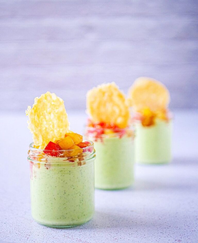 Panna cotta de courgettes