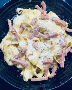 Pâte à la carbonara