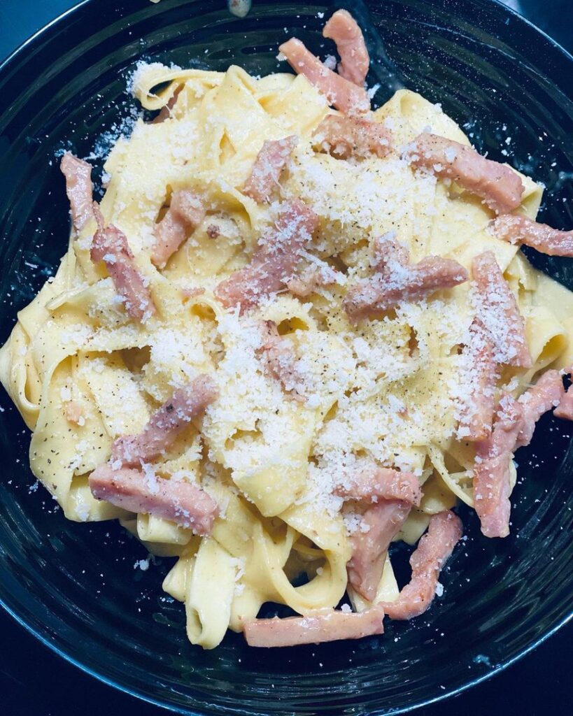 Pâte à la carbonara