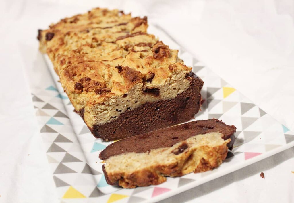 Brownie marbré aux flocons d&rsquo;avoine