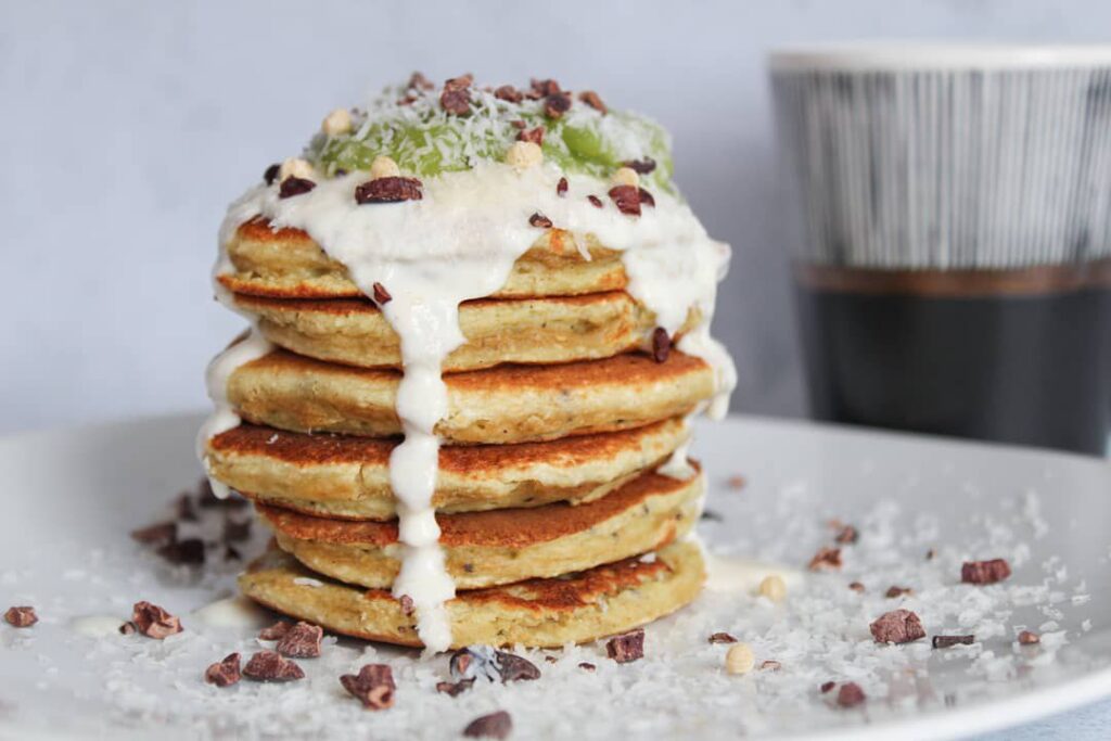Pancakes au kiwi