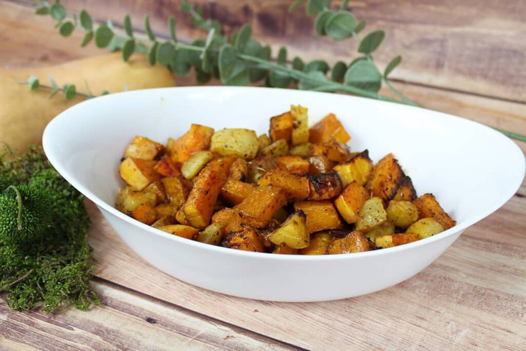 Butternut et betterave rôtis
