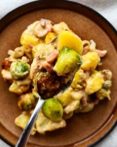 Gratin de choux de Bruxelles