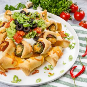 Fiesta de la pizza con jalapeños