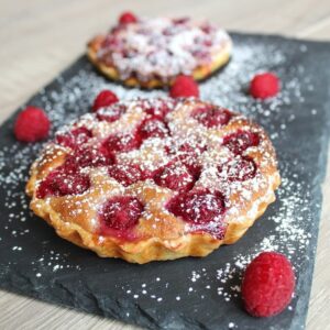 Tartelettes framboises et frangipane