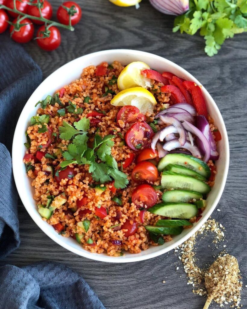 Salade de boulgour à la turque