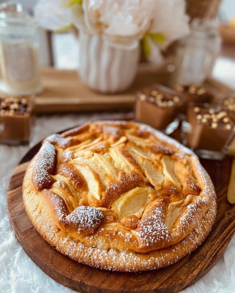 Gâteau au pomme et mascarpone au robot