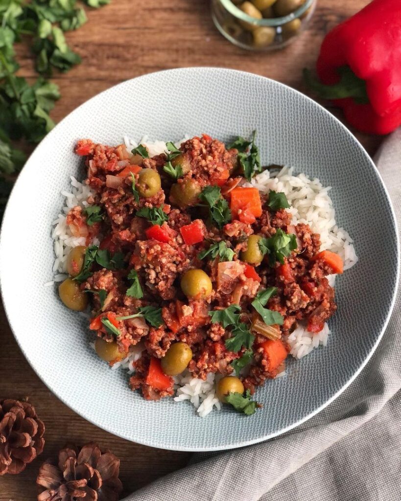Hachis de boeuf façon picadillo