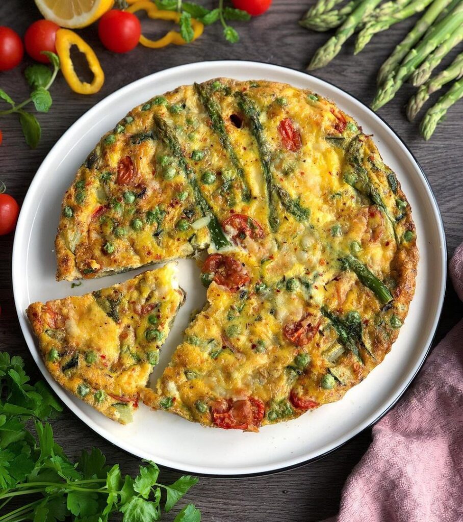 Frittata légumes et mozzarella