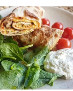 Omelette en galette de tortilla Omelette en galette de tortilla