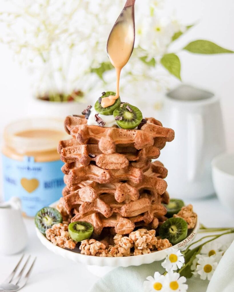 Gaufres chocolat amandes