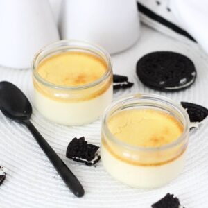 Crème aux oeufs cookie & cream