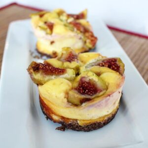 Cheesecake aux figues