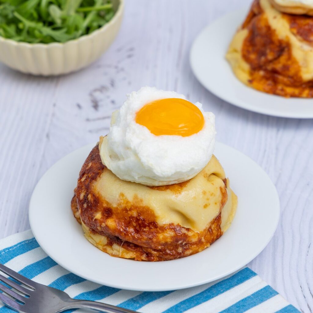Crêpe croque madame
