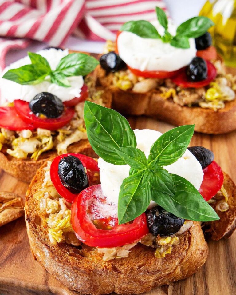 Bruschetta tomate mozzarella