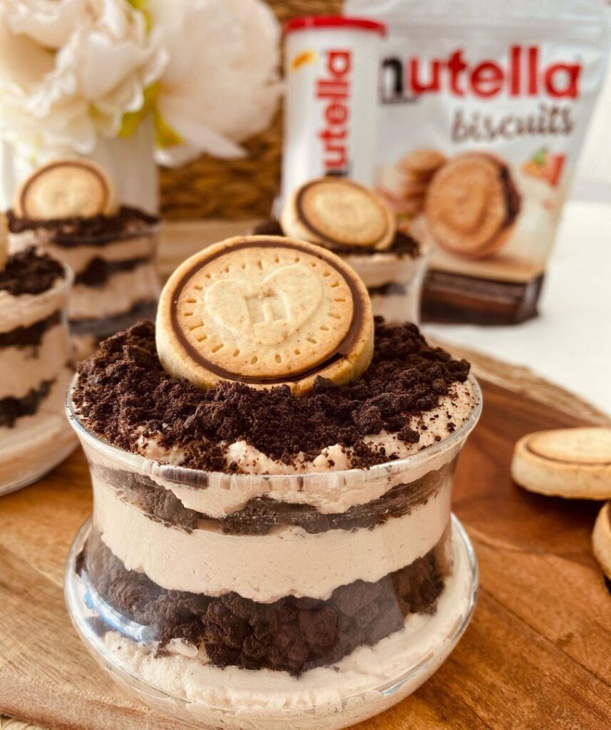 Crème mascarpone Nutella et Oreo au robot