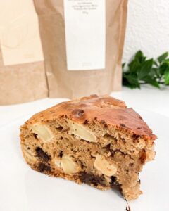 Gâteau protéiné aux pommes et au chocolat