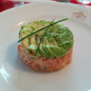 Tartare saumon-avocat