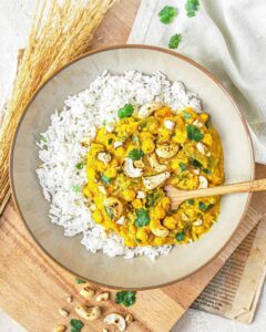 Curry de pois chiche à la courge