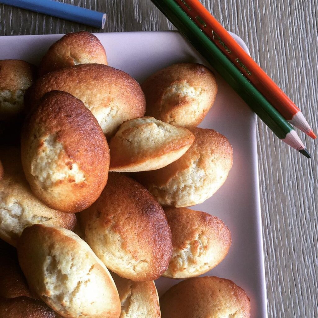 Madeleines aux zestes de citron