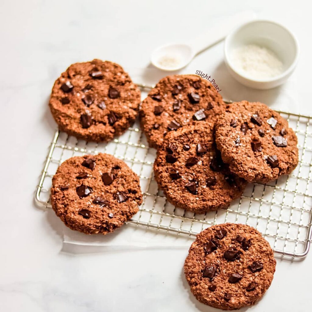 Cookies flocons d&rsquo;avoine et cacahuètes