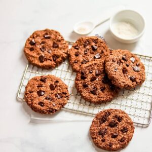 Cookies flocons d&rsquo;avoine et cacahuètes