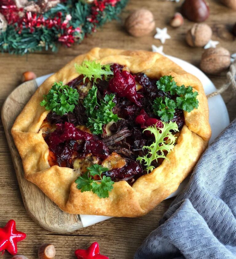 Tarte rustique de Noël Tarte rustique de Noël