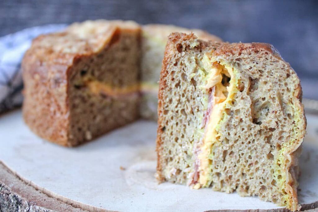 Gâteau fourré façon croque monsieur