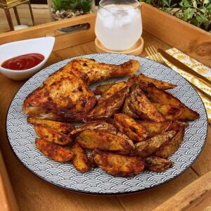 Cuisse de poulet et potatoes maison