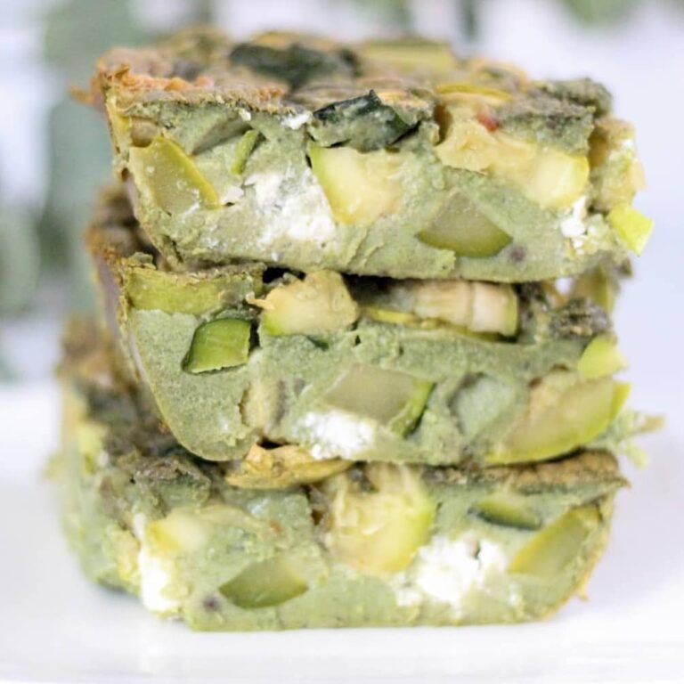 Clafoutis courgettes & feta Clafoutis courgettes & feta