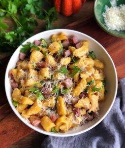 Gnocchis de butternut et coppa
