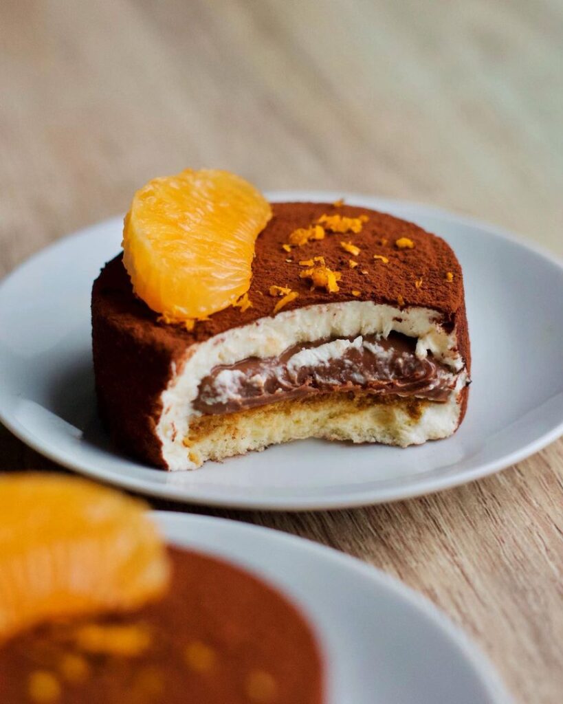 Tiramisu à la liqueur de mandarine