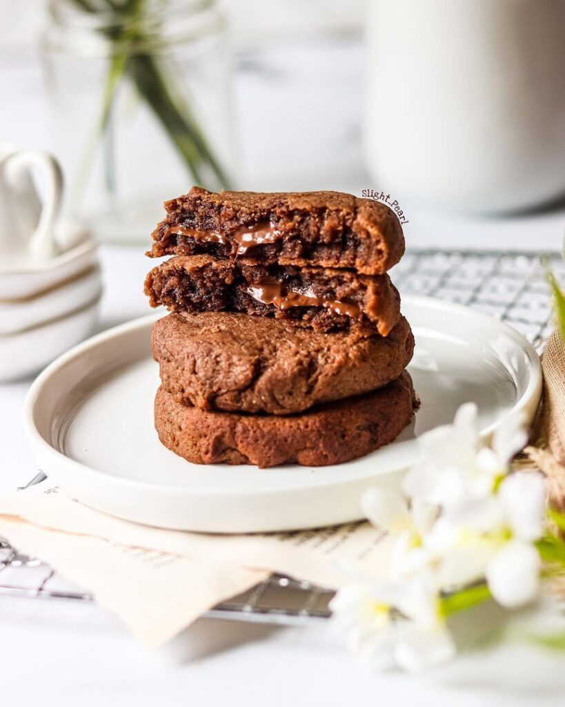 Cookie façon brownie à la noisette