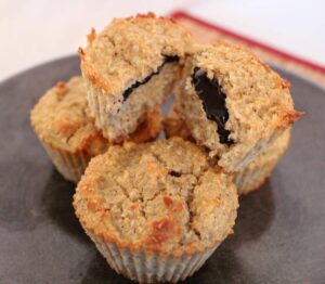 Muffins chocolat-avoine