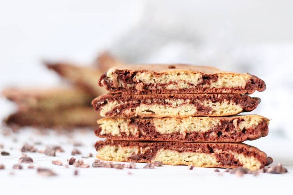 Pancakes marbrés