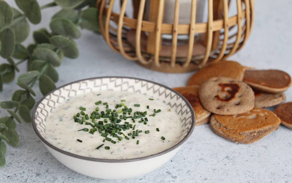 Sauce salade au fromage blanc et citron