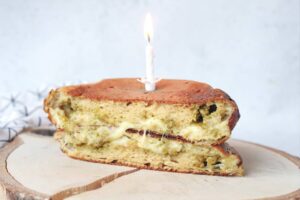 Stuffed pancake pesto et mozza