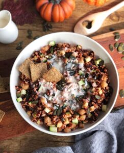 Salade de boulgour, betterave et crème de chèvre Salade de boulgour, betterave et crème de chèvre
