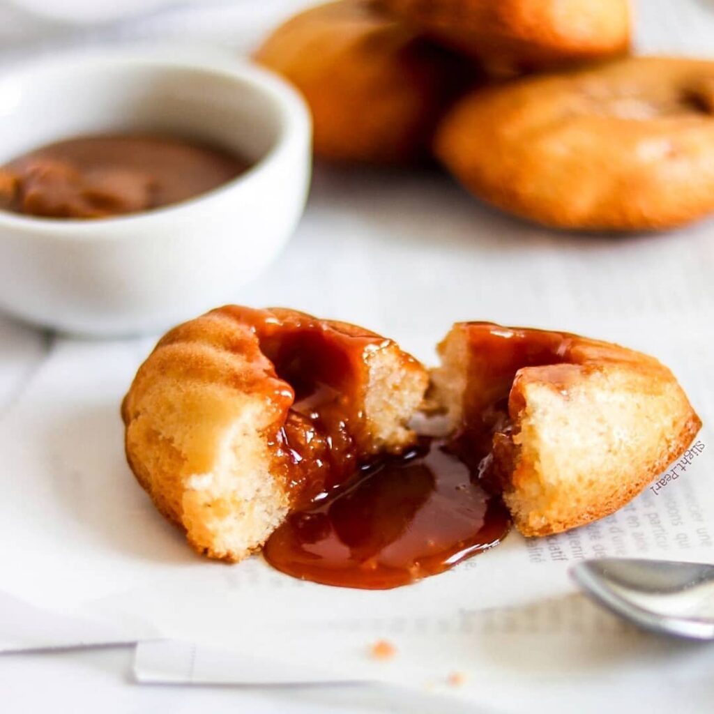 Madeleines au caramel