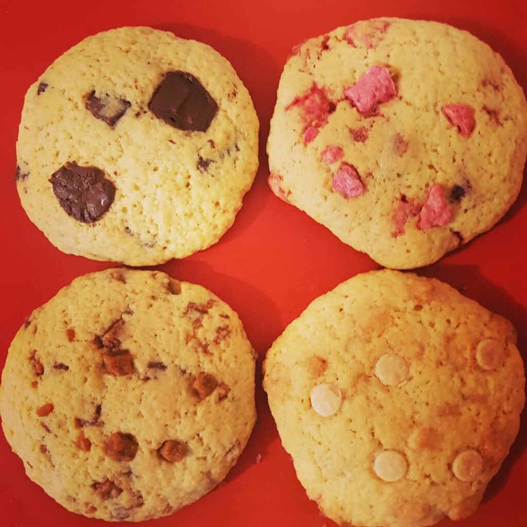 Cookies aux 4 saveurs
