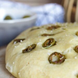Focaccia aux olives