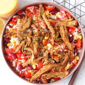 Salade de riz à la mexicaine Salade de riz à la mexicaine