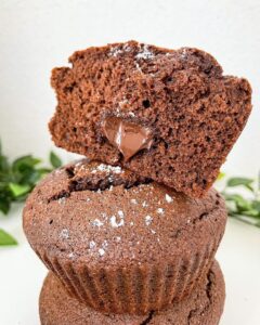 Muffins tout chocolat cœur coulant
