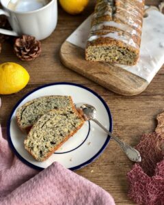 Cake citron pavot aux beurres et lait végétaux