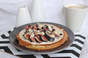 Pancakes géant de pois chiche